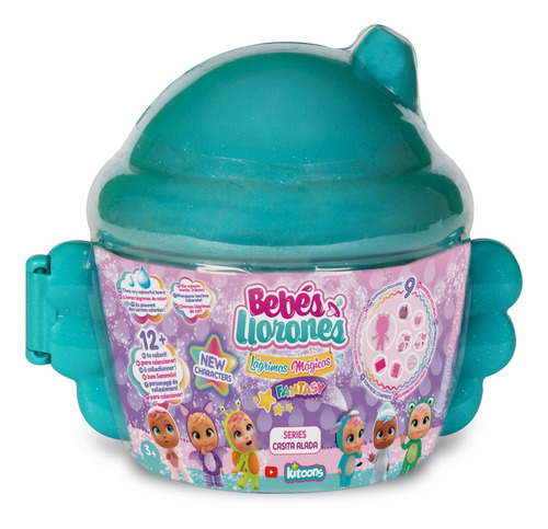 Imagen 2 de 4 de Muñeca Cry Babies Magic Tears Serie Winged House Verde