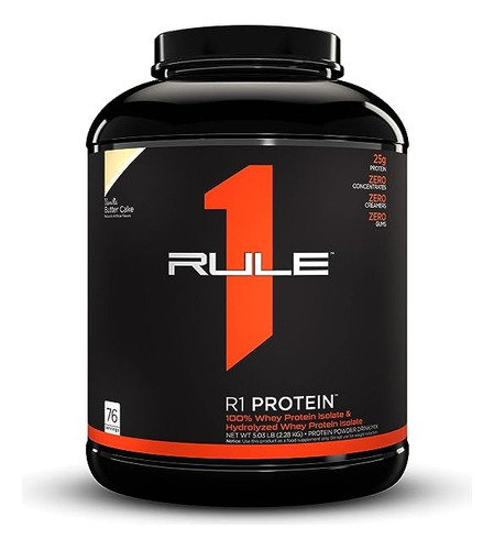 Rule One Proteína 100% Whey Protein Isolate 5lb Sabor Butter Cake