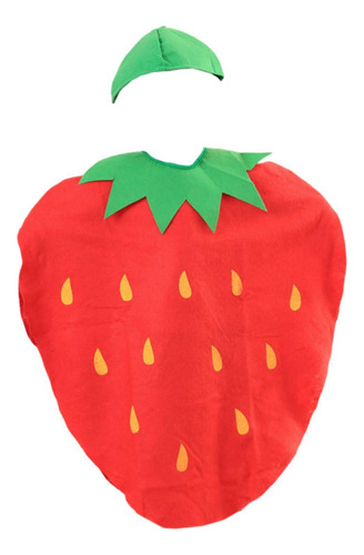 3 Disfraz De Fresa Con Dibujos De Frutas Para Fiesta Estilo