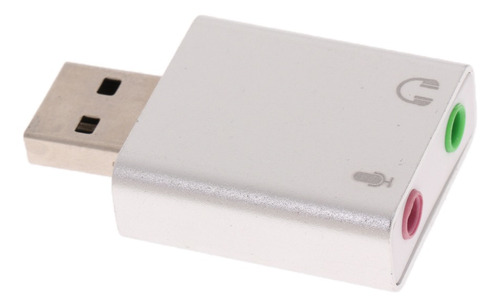 Adaptador De Sonido Esté Usb2.0 7.1ch 3.5mm Conectores De