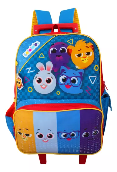 Mochila De Carrinho 16 Turma Bolofofos Escolar Clio Style