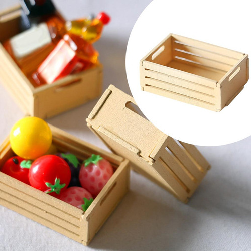 Cesta De Almacenamiento De Frutas Y Verduras En Miniatura