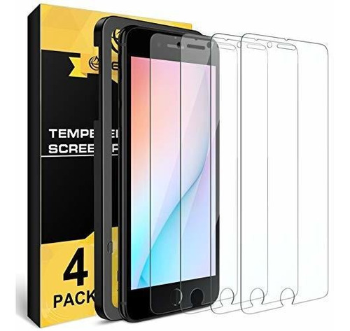 Paquete De 4 Protectores De Pantalla Para iPhone 7 Plus-ipho