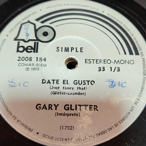 Simple Gary Glitter Bell C11