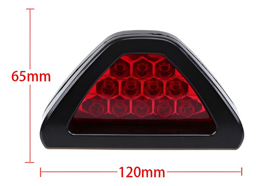 Luz De Freio Brake Light Triangular Modelo Formula F1 Pisca