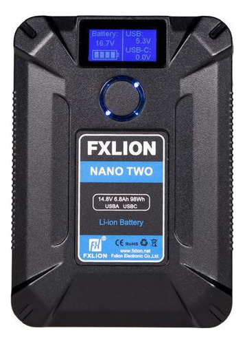 Bateria Fxlion V-mount Nano Two 98wh 14.8v Ultra-compact