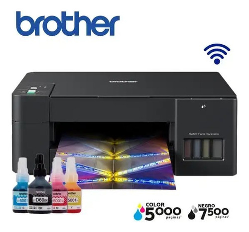 Impresora Brother Dcp-t430w Con Wifi Negra Negro