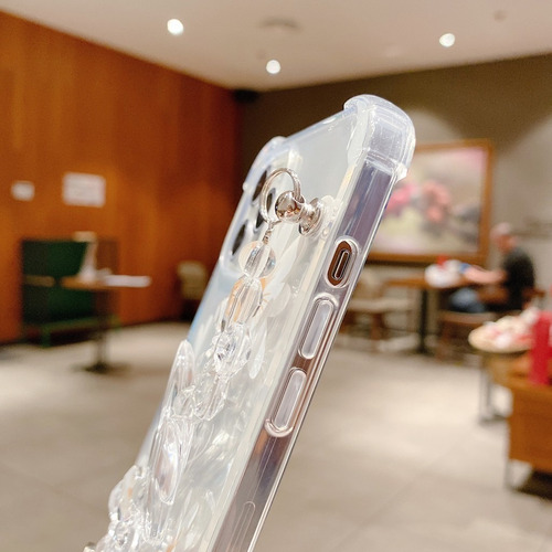 Imagen 9 de 10 de Carcasa Transparente De Protección Con Correa Para Samsung