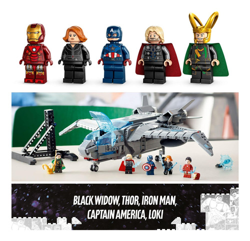 Set De Juguetes Para Construir Naves Espaciales Lego Marvel