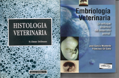 Dellmann Histologia + Embriología Veterinaria Combo