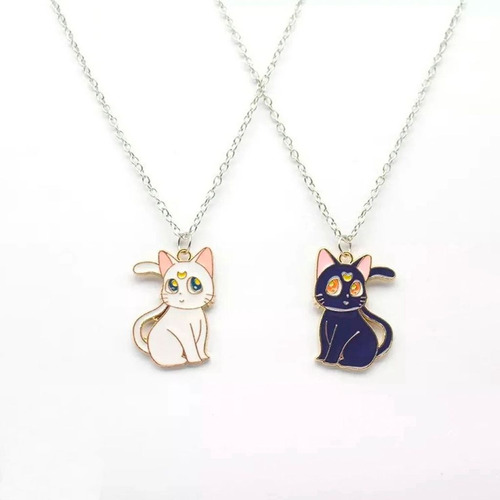 Collar Para Parejas De Luna Y Artemis Sailor Moon