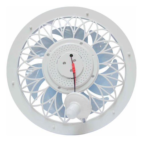 Ventilador 3 Tonos De Luz 35 Cm E27 Control Remoto 2 Pack Cantidad De Aspas 7 Estructura Blanco Aspas Transparente Diámetro 30 Cm Frecuencia 60hz Material De Las Aspas Plástico