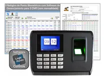 Comprar 3 Relógios Ponto Biométricos Digitais + Software