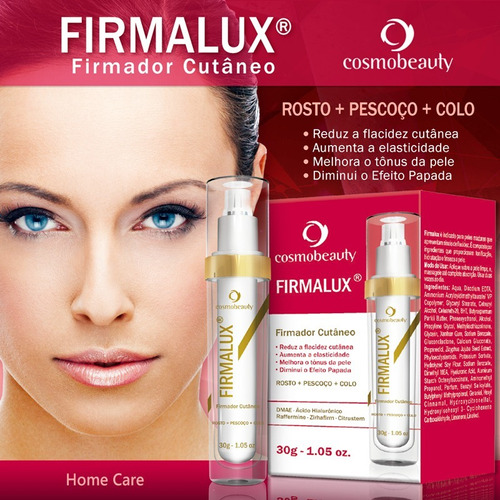 Firmalux Creme Firmador Cosmobeauty Rosto Pescoço Colo 30g