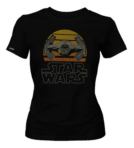Camiseta Star Wars Nave Pelicula Dama Mujer Dbo
