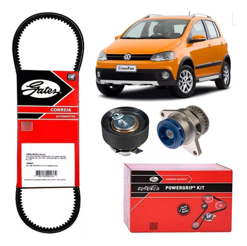 Kit Distribucion Volkswagen Cross Fox 2013 2014 Con Bomba