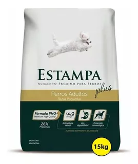 Alimento Premium Estampa Plus Perro Raza Pequeña X 15 Kg