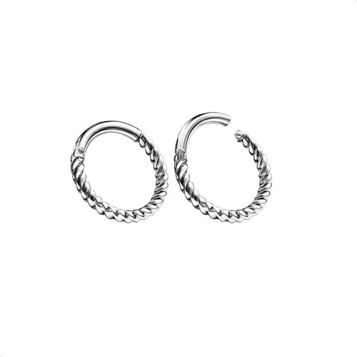 Imagen 1 de 1 de Septum Clicker Twister Sin Strass Piercing Argentina ®