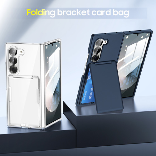 Funda Tipo Tarjeta 2025 Para Samsung Galaxy Z Fold 5 6, A La Moda, Originalidad, Funda De Pc, Fundas Antidetonantes Para Z Fold5