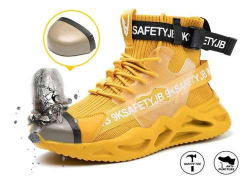 Botas Trabajo Hombre Zapatos De Seguridad Transpirables