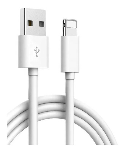 Cable Compatible iPhone A Usb De 2 Metros Carga Y Datos