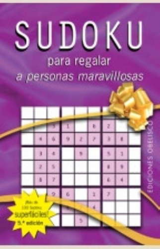 Sudoku Para Regalar A Personas Maravillosas