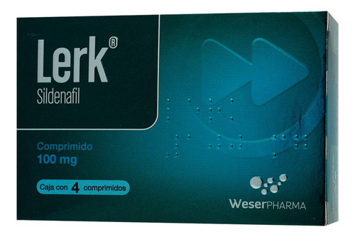 Lerk Comprimidos 100 Mg, 4 Comprimidos
