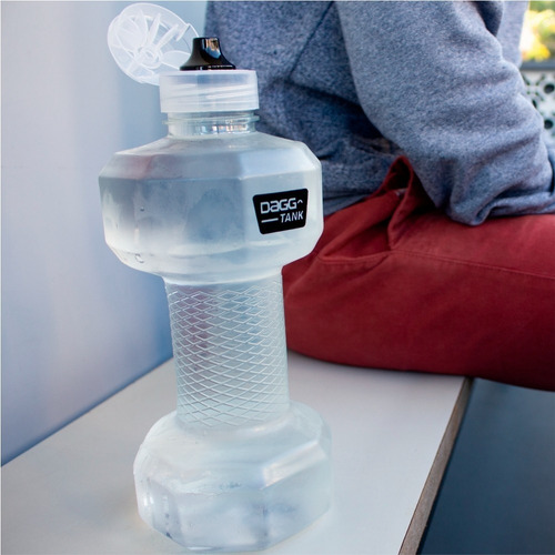Imagem 5 de 5 de Garrafa Galão Halter Água Dagg Tank 1,5l Squeze Academia