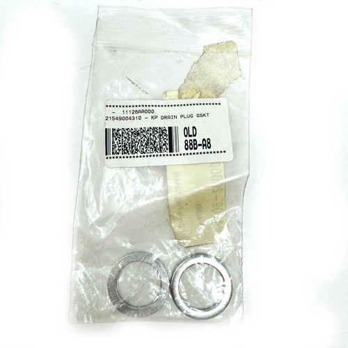 Kp Engine 2 Pieces Oil Drain Plug Gasket 11126aa000 Bbh