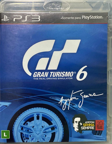 Gran Turismo 6 Ayrton Senna Ps3 Mídia Física