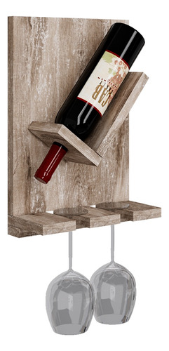 Estante Para Vinos Bodega Vinoteca Porta Copas Decoración 