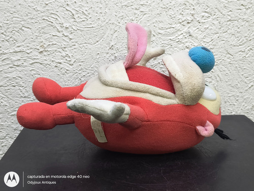 Peluche Ren & Stimpy Nickelodeon Mattel 1992 Retro Original Naranja Oscuro (Usado)