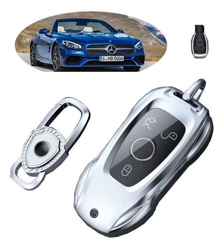 Funda Acero Inoxidable Llave Mercedes Benz Clase B