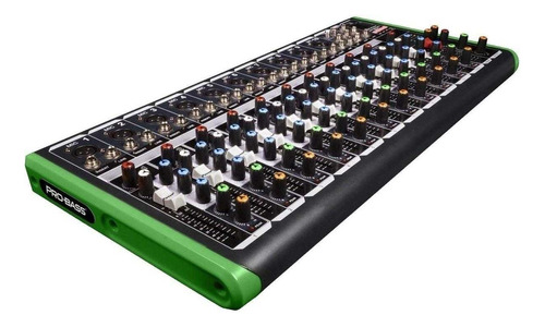 Consola Pro Bass Pm1624 Bt Usb Mixer 12 Canales Bluetooth 