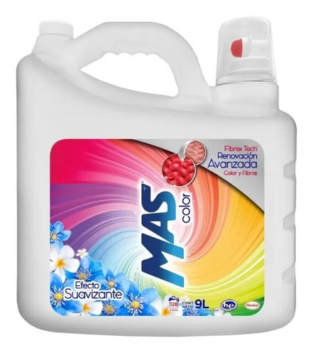 Detergente Liquido Mas Color 9 Litros Colores Intensos 