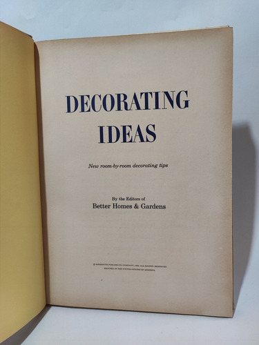 Decorating Ideas Better Homes Y Gardens (Usado)