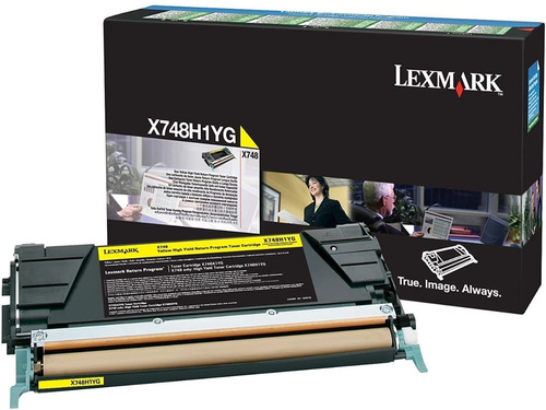 Toner Original Lexmark X748 Amarillo X746h1yg-urucopy