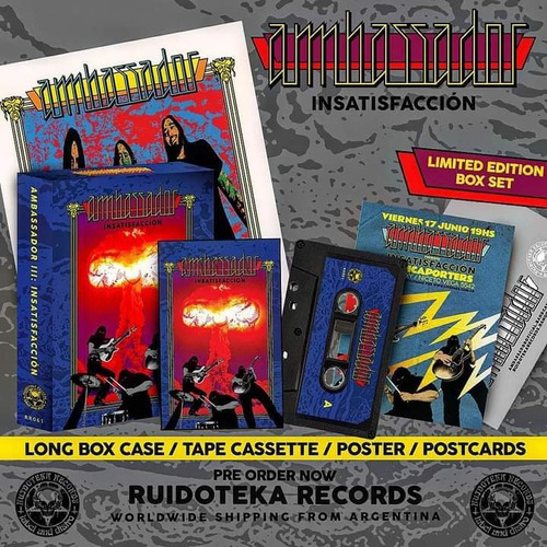 Ambassdor - Insatisfacción - Casete Deluxe Edición Limitada