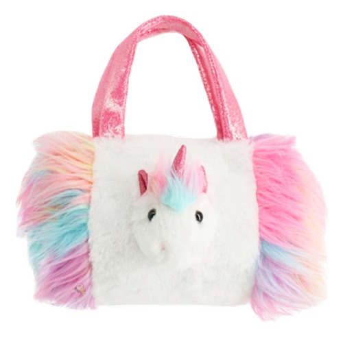 Cartera De Peluche Con Cabecita De Animalitos Suave Cute