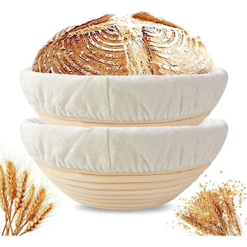 comprar Cestas Para Hornear Bread Banneton De 9 Pulgadas: Masa Madre