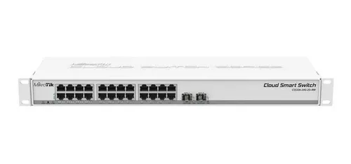 Cloud Smart Switch 24 Puertos Mikrotik Gigabit 2 Sfp