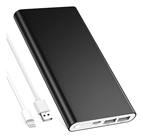 Cargador Portátil  De 12000 Mah  De 3 A