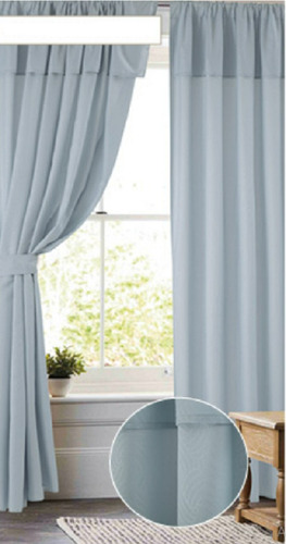 Cortinas Ambiente Voile Bandeaux Agarraderas Envio Gratis 