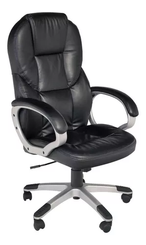 Silla Pc Negra Sillón Regulable Ejecutiva Oficina Escritorio