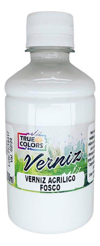 Verniz Acrílico Fosco 250ml - True Colors