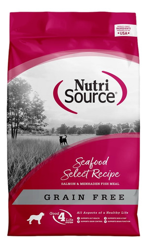 Nutri Source Sin Granos Adulto Salmón 6.8 Kg