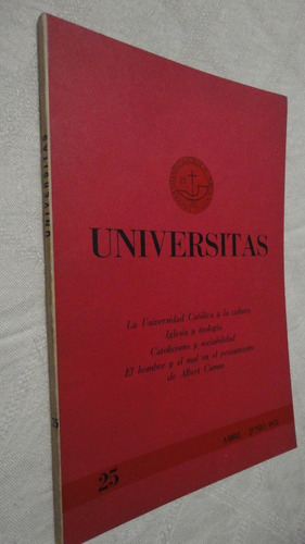 Revista Universitas - Nro 25 Abril 1972