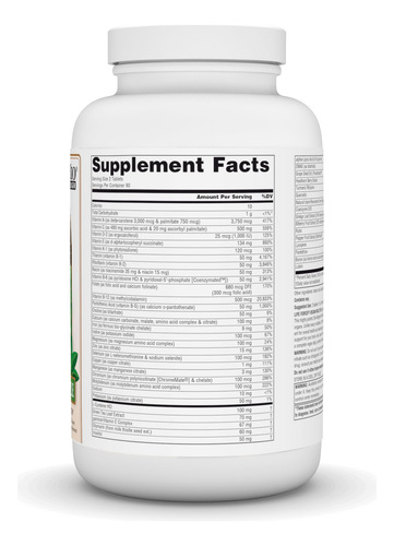 Source Naturals Vegan Force Multivitamínico 180 Tabletas
