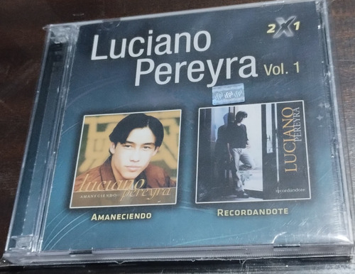 Luciano Pereyra Cd 2 X 1 Vol 1 Amaneciendo Recordándote Nuev