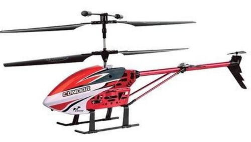 Helicóptero Condor Art Brink con mando a distancia rojo